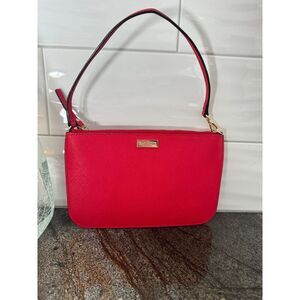Kate Spade Red Wristlet Clutch